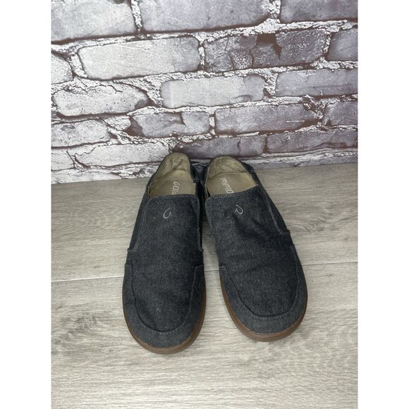 Olukai Wool Gray Wool Fabric Casual Slip On Casual Sneakers Men’s 11M US/44EU - Picture 11 of 16